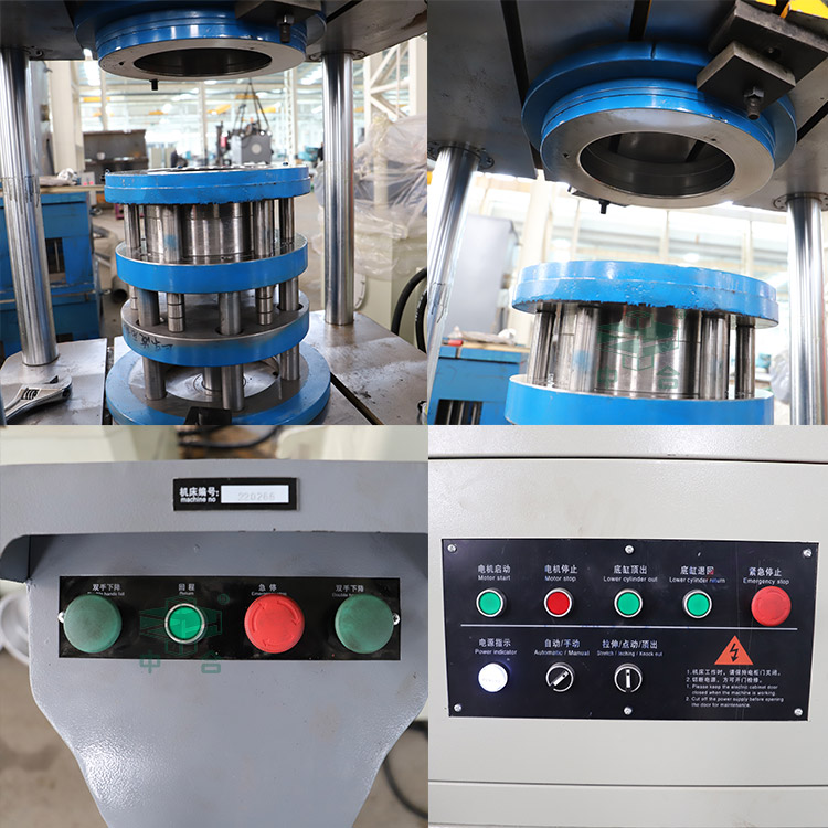 100噸四柱液壓機細節.jpg